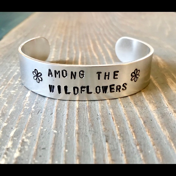handmade Jewelry - Hand stamped adjustable metal cuff bracelet handmade Jewelry - Hand stamped adjustable metal cuff bracelet